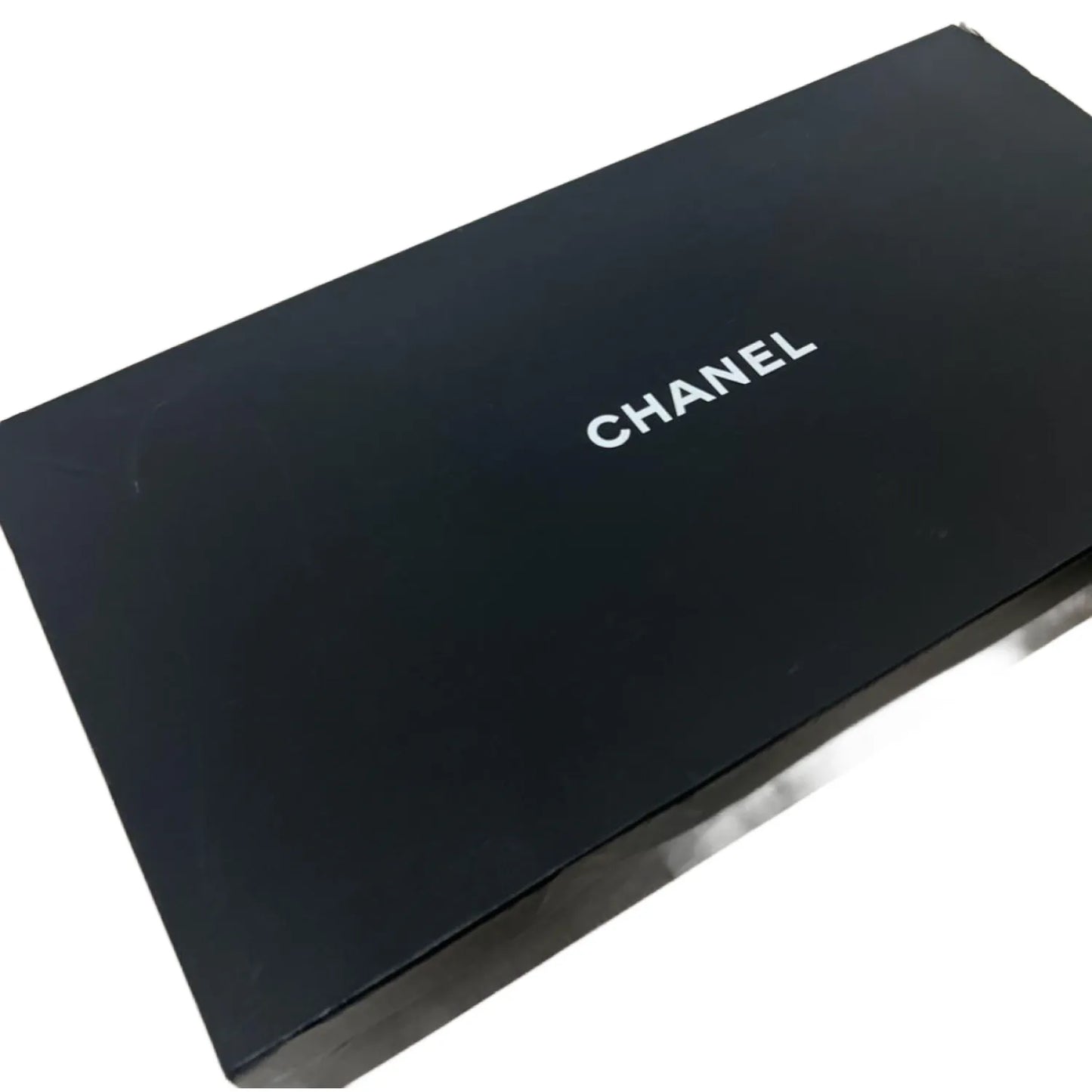 CHANEL Knee-high logo leather boots IT 35