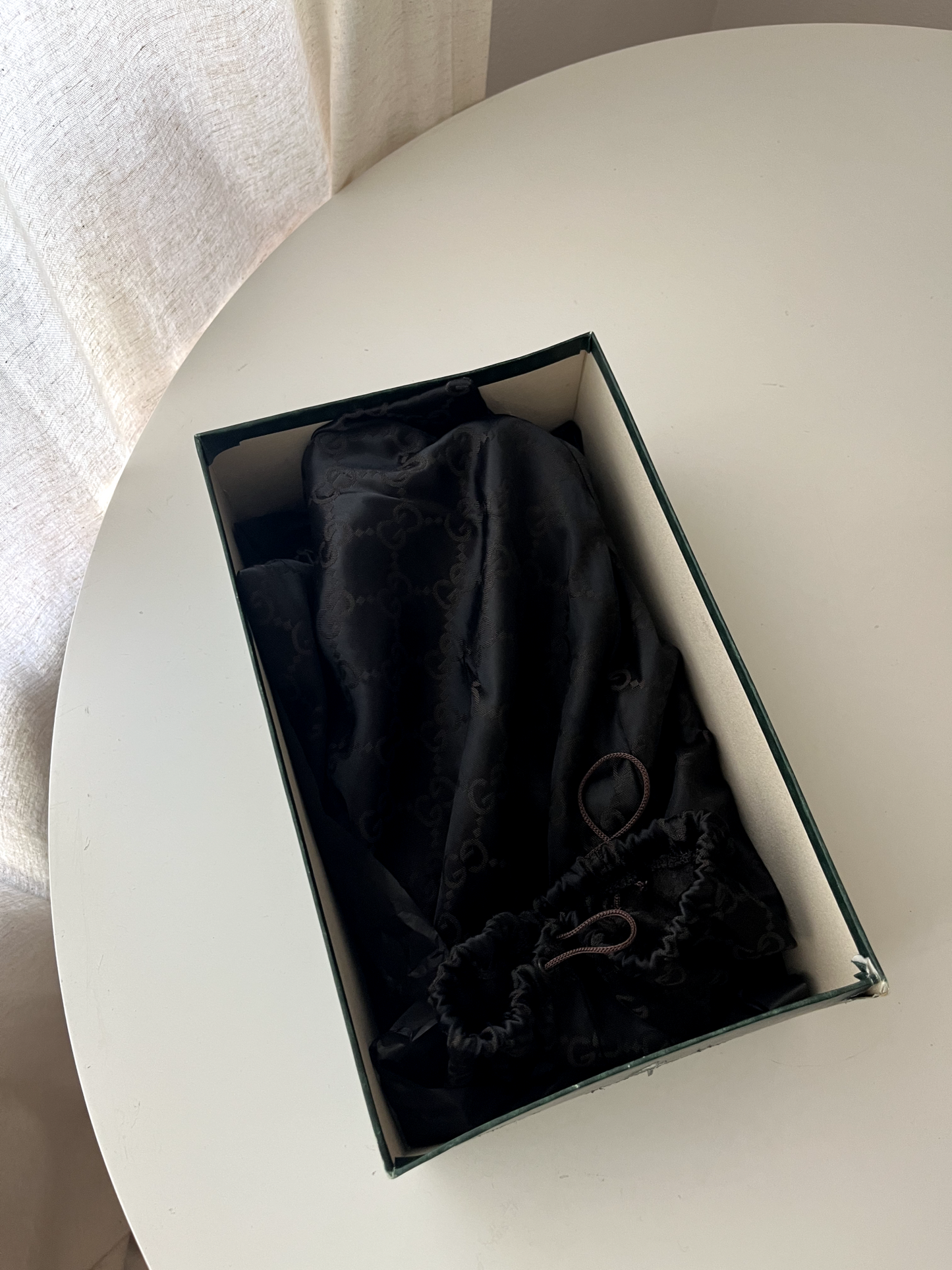 Gucci Black Guccissima Canvas Horsebit And Bits Chain Mules, 6.5