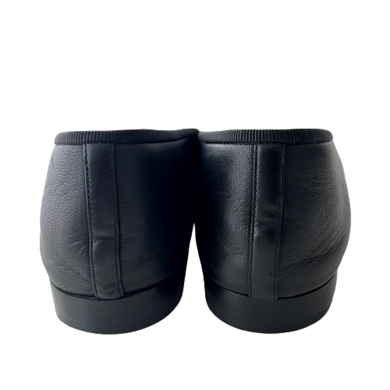 CHANEL Leather Ballet Flats, 40.5