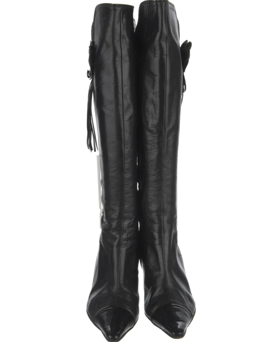CHANEL ROSE BOOTS, 37
