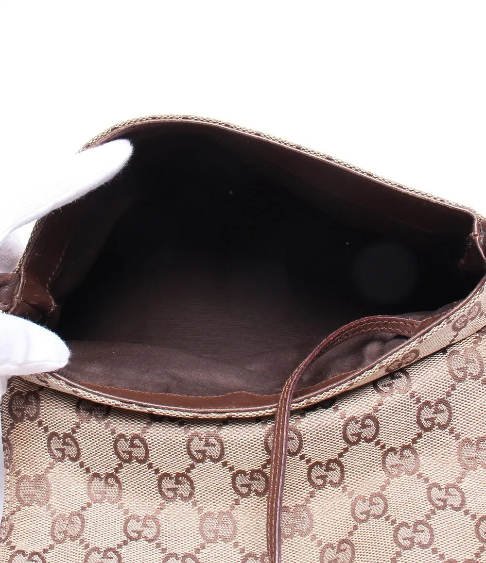 GUCCI GG Canvas Looping Shoulder Bag