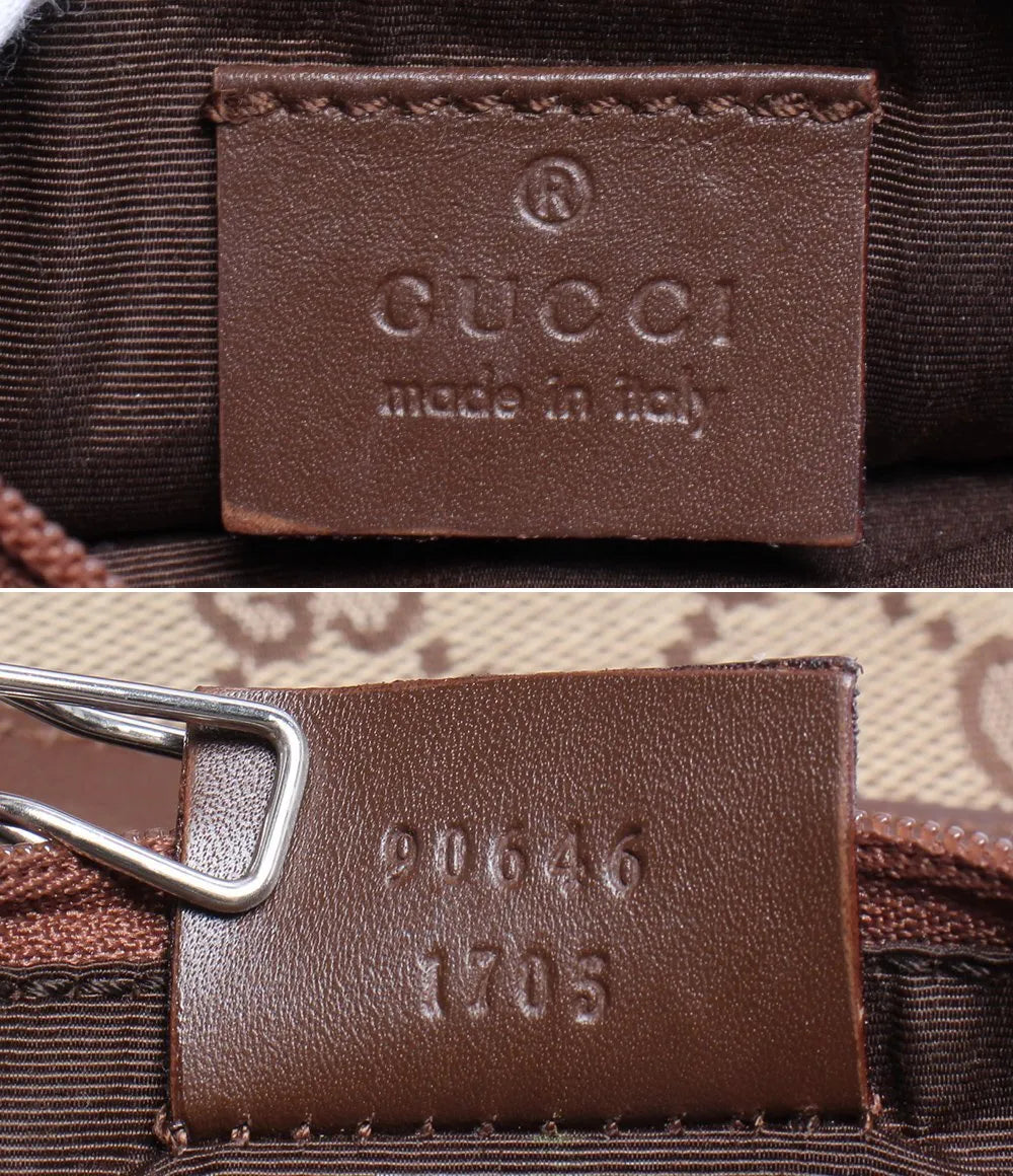 GUCCI GG Canvas Looping Shoulder Bag