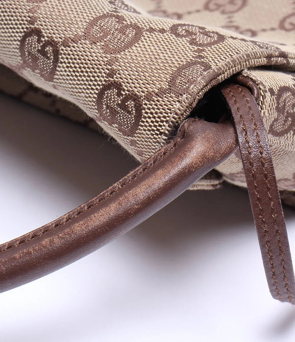 GUCCI GG Canvas Looping Shoulder Bag