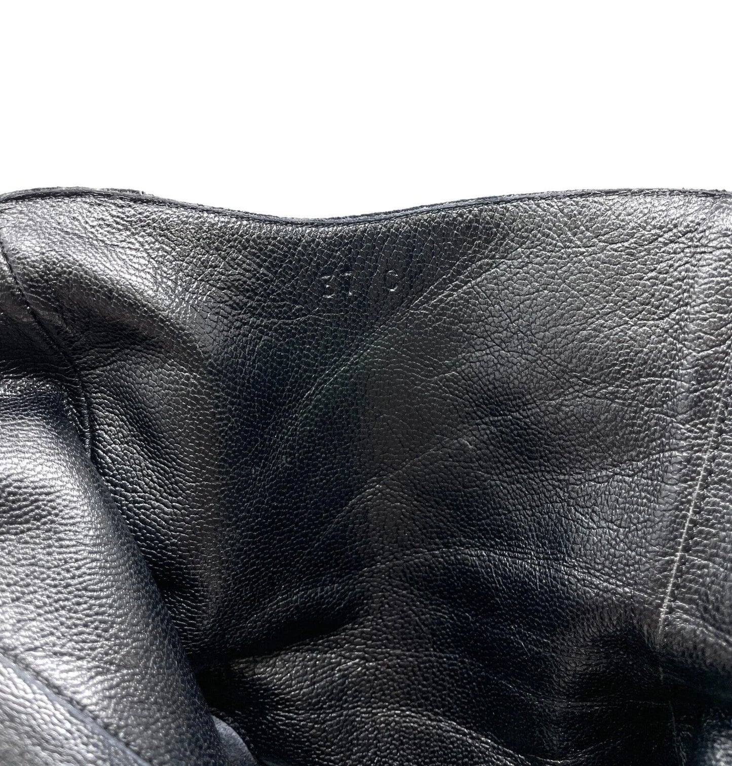 Chanel Black Suede Ankle Boots, 37.5