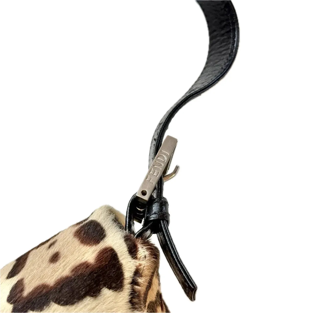 Fendi Leopard Ponyhair Mama Baguette