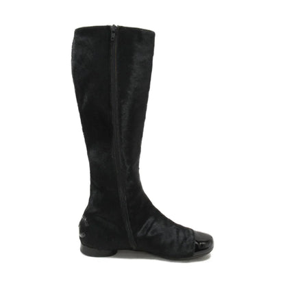 Chanel Pony Hair Boots, IT 37