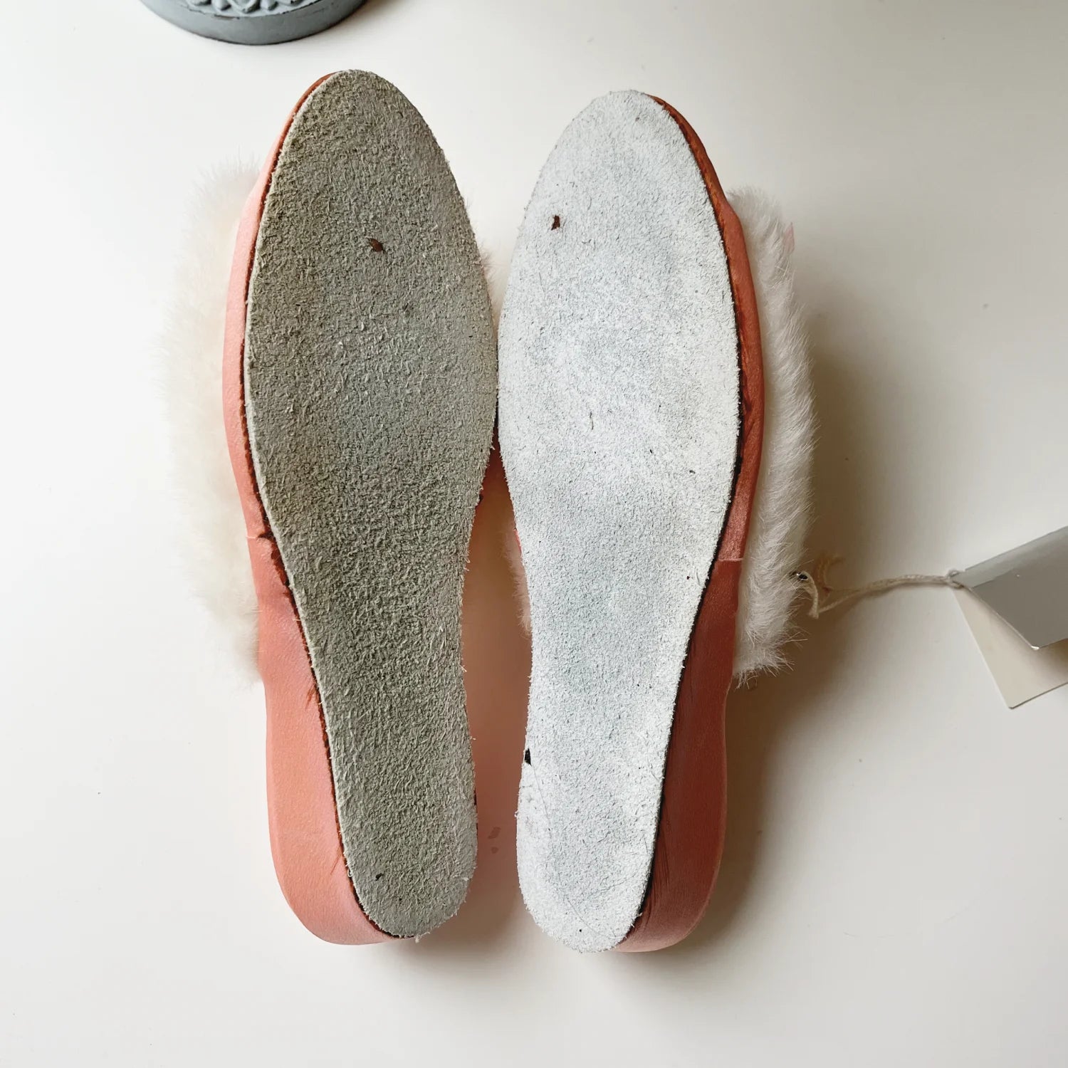 Dior fuzzy slippers slides, size small (US 6)