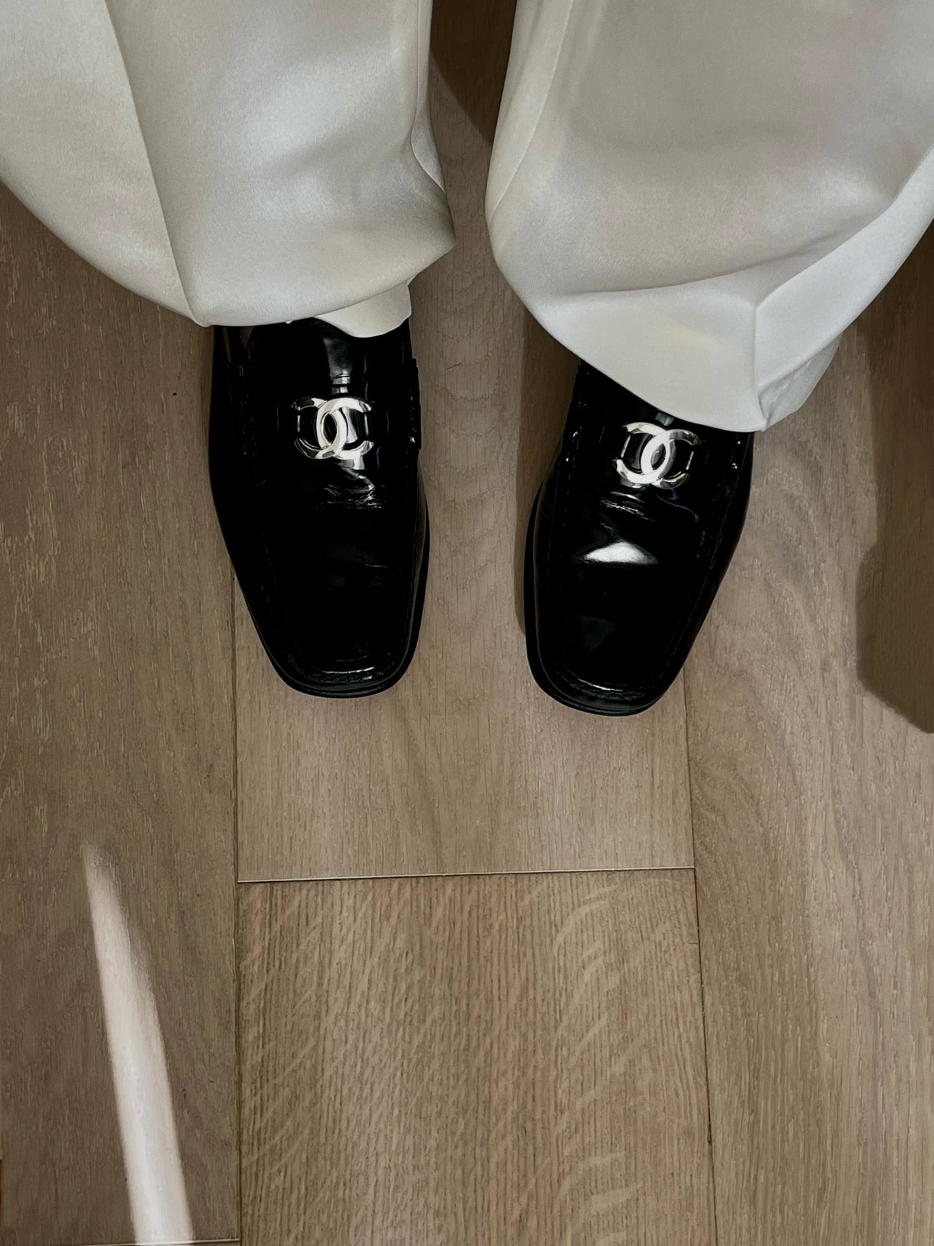 Chanel Interlocking CC Logo Loafers, 38 | Archive Square The millennial decorator vintage mules Chanel mules Bow Mules Matilda Djerf Bella Hadid Vintage
