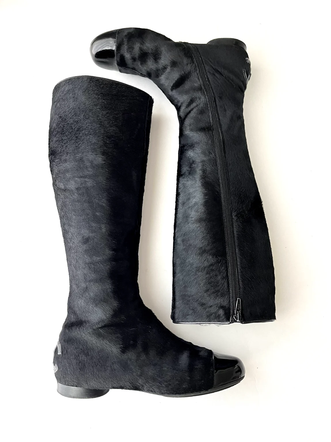 Chanel Pony Hair Boots, IT 37