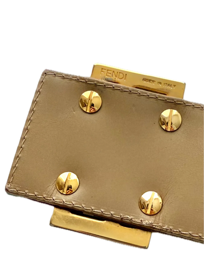 Fendi Satin Psychedelic Print Baguette Shoulder Bag