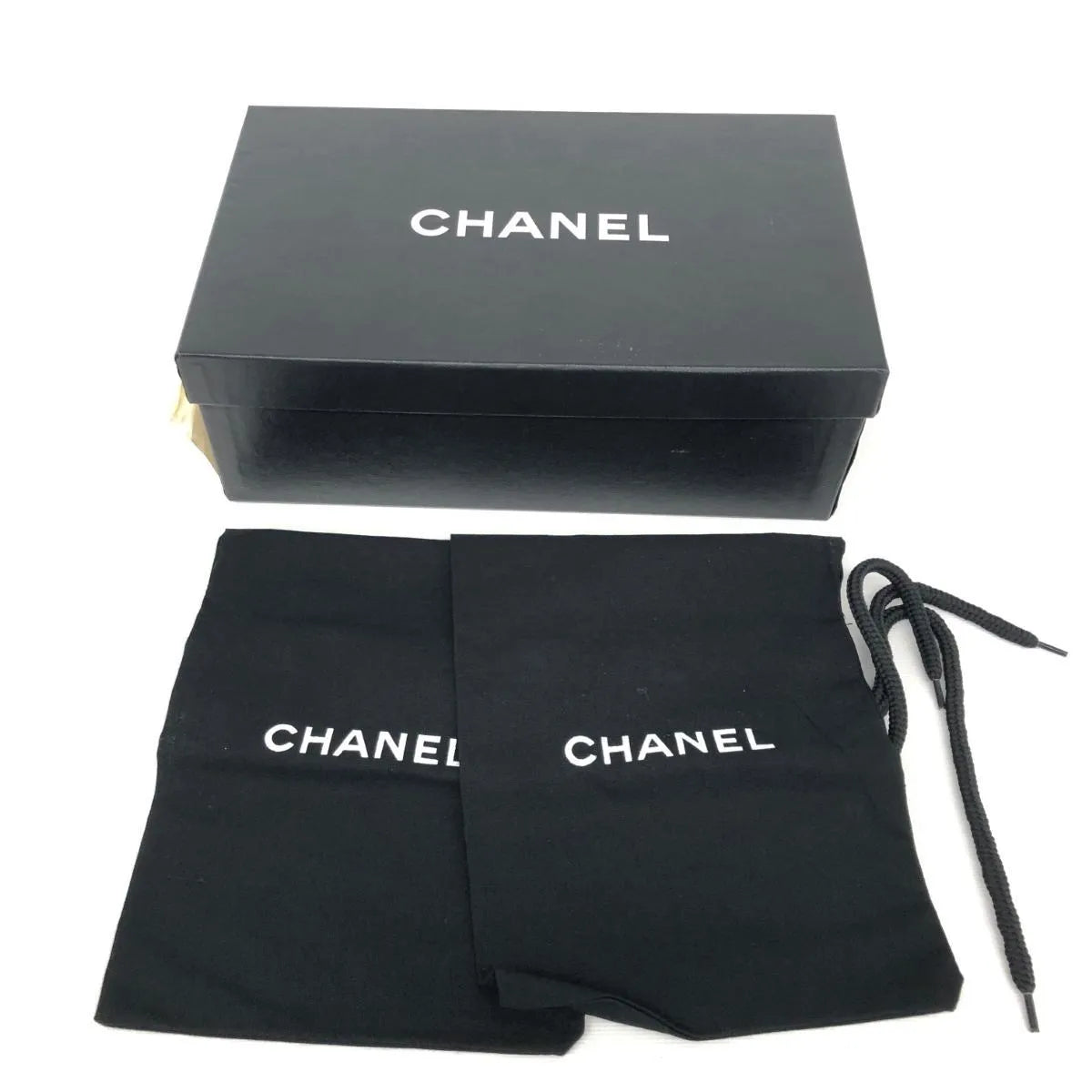 CHANEL LEATHER SLIDES IT 38.5