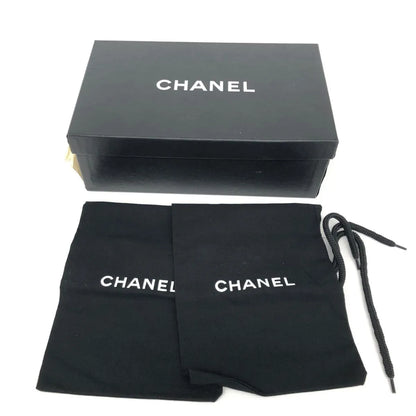 CHANEL LEATHER SLIDES IT 38.5
