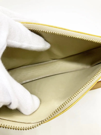 Louis Vuitton Yellow Monogram Vernis Lexington Pochette Bag