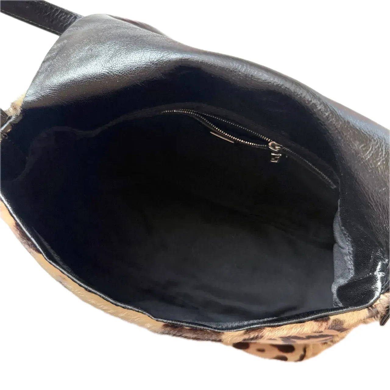 Fendi Leopard Ponyhair Mama Baguette