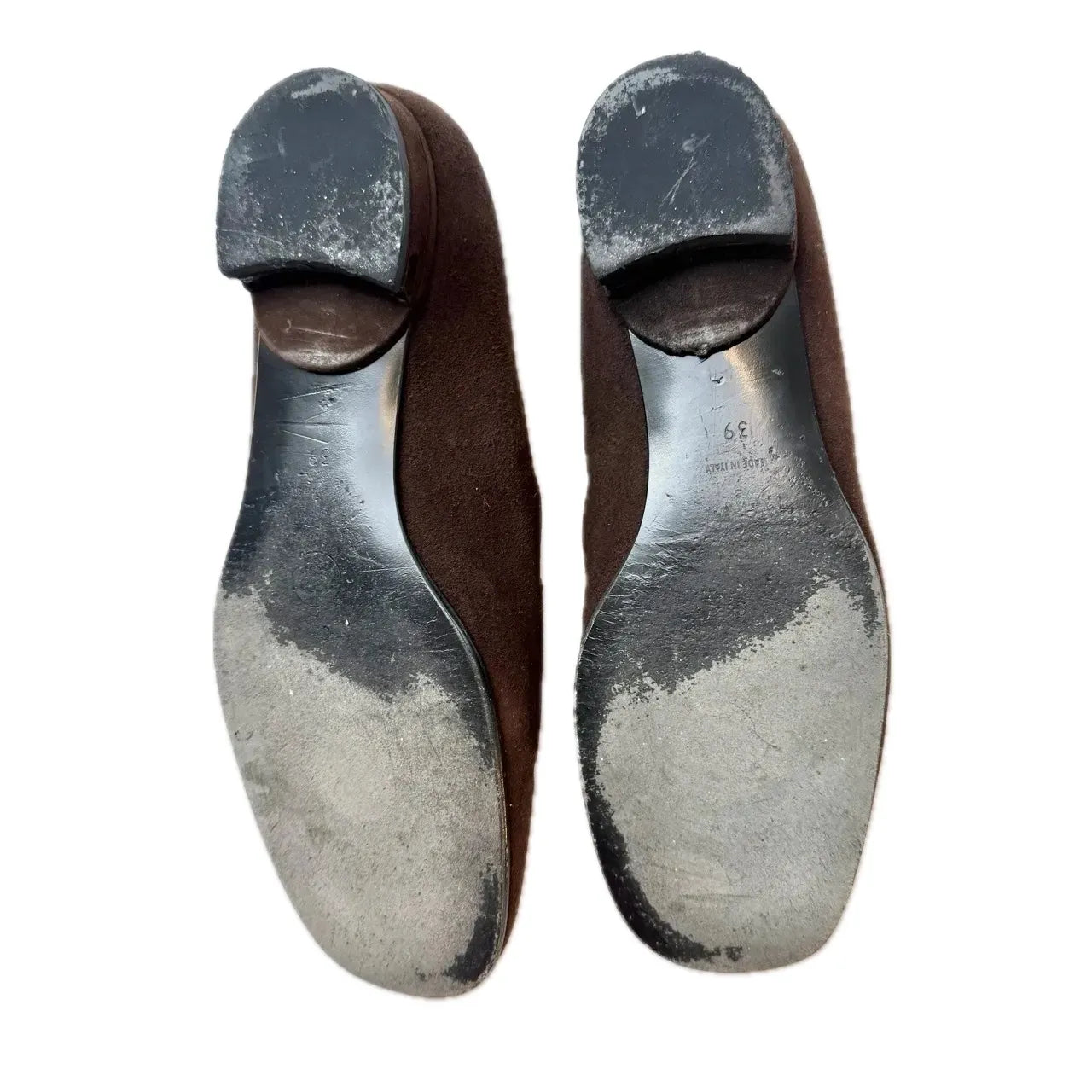 Chanel Vintage Brown Suede Tassel Loafers, 39